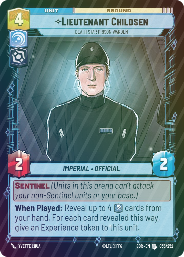 Lieutenant Childsen - Death Star Prison Warden - Foil