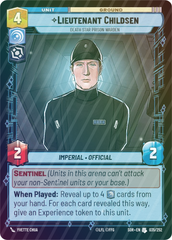 Lieutenant Childsen - Death Star Prison Warden - Foil