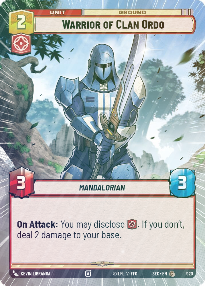 Warrior of Clan Ordo (Hyperspace Foil) - Foil