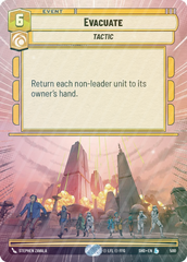 Evacuate (Hyperspace) - Foil