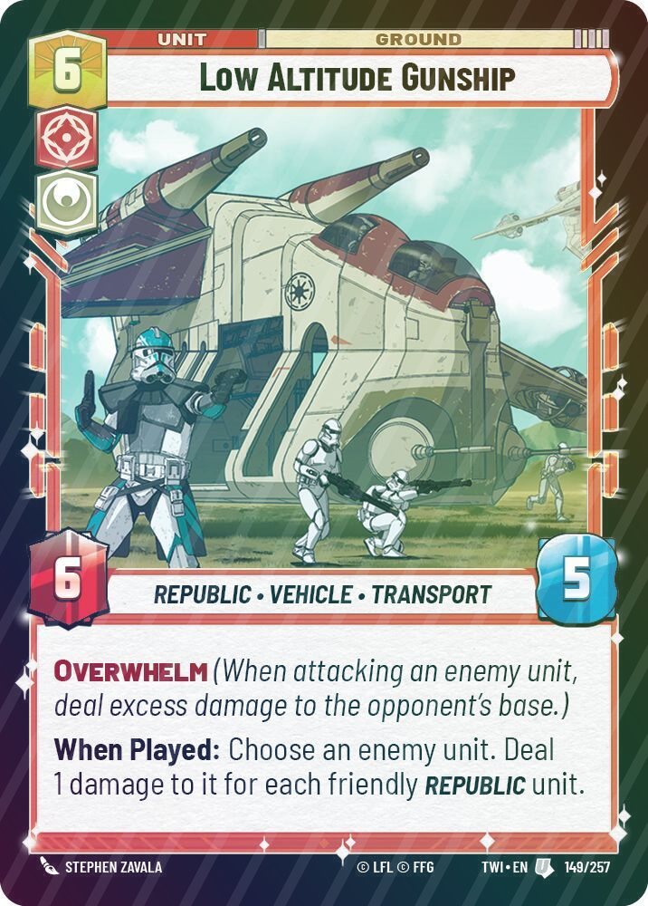 Low Altitude Gunship - Foil