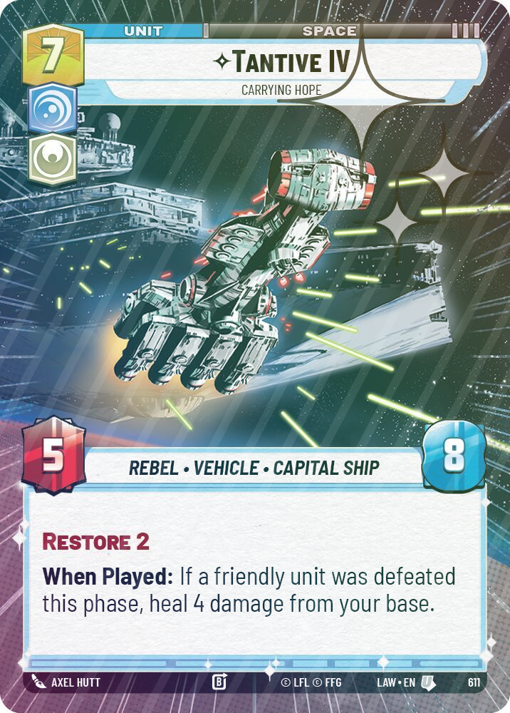 Tantive IV - Carrying Hope (Hyperspace Foil) - Foil