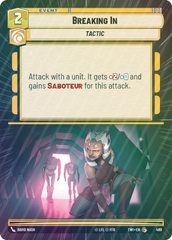Breaking In (Hyperspace) - Foil