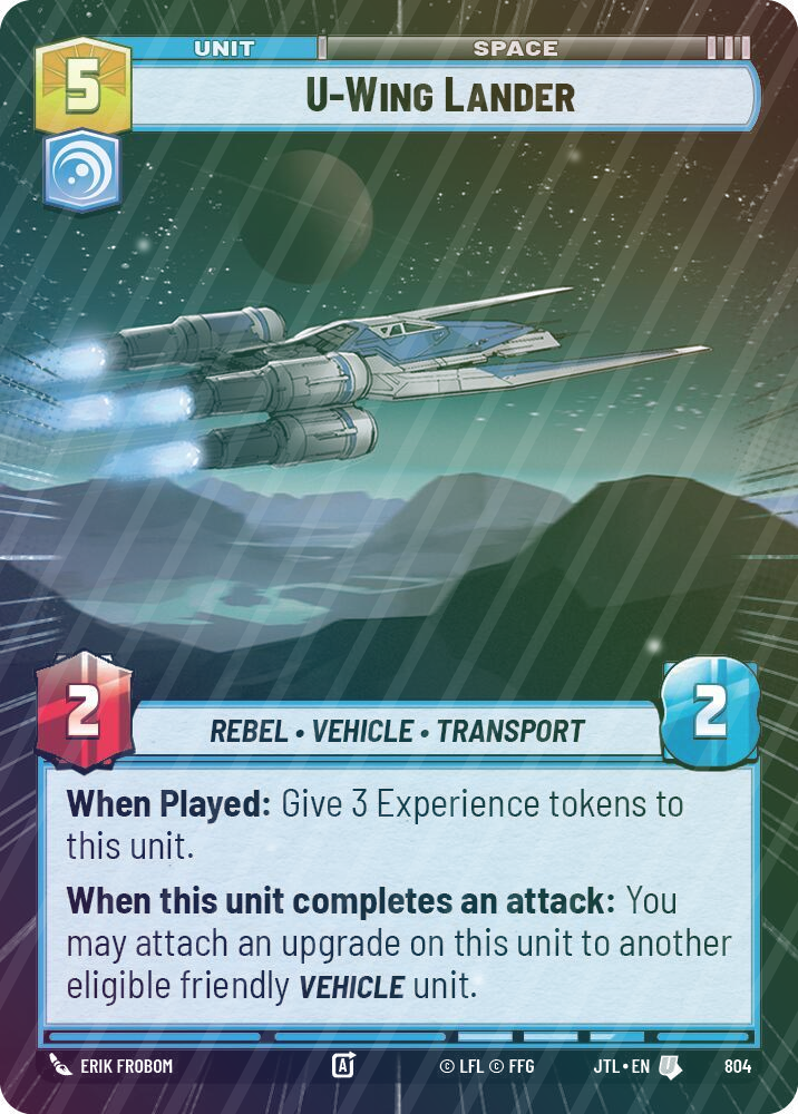 U-Wing Lander (Hyperspace Foil) - Foil