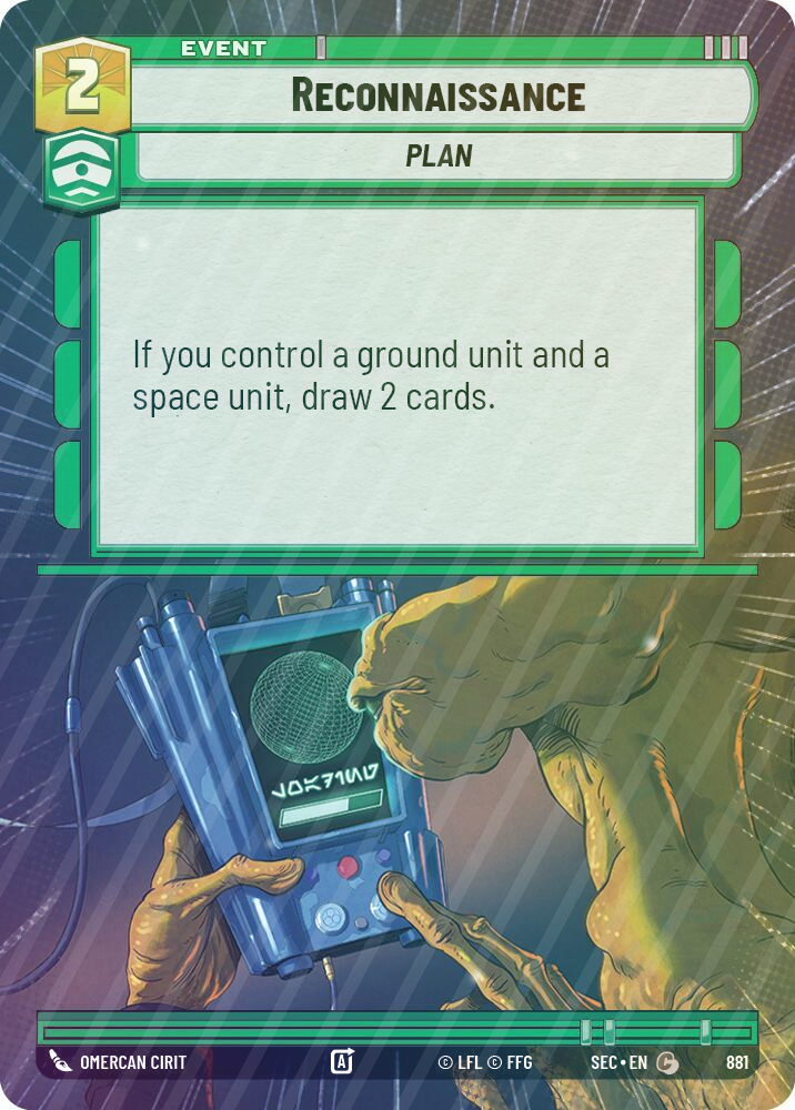 Reconnaissance (Hyperspace Foil) - Foil