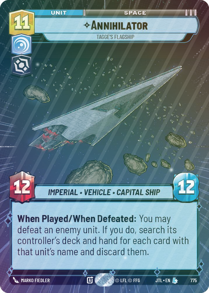 Annihilator - Tagge's Flagship (Hyperspace Foil) - Foil