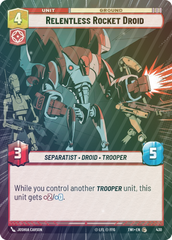 Relentless Rocket Droid (Hyperspace) - Foil
