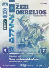 Zeb Orrelios - Fists Work Every Time (Serialized) - Foil