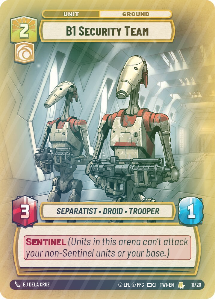 B1 Security Team - Foil