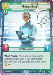 Emerie Karr - For Your Own Good (Hyperspace Foil) - Foil