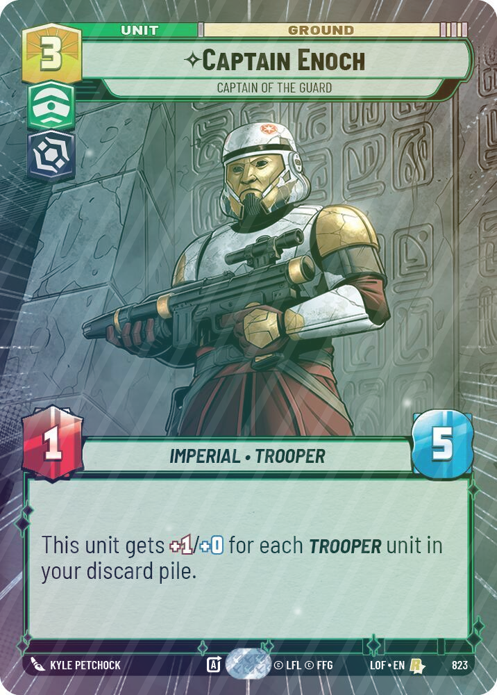 Captain Enoch - Captain of the Guard (Hyperspace Foil) - Foil