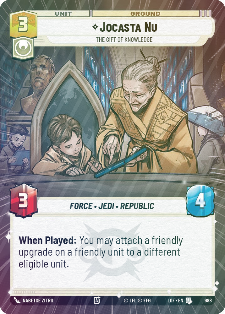 Jocasta Nu - The Gift of Knowledge (Hyperspace Foil) - Foil
