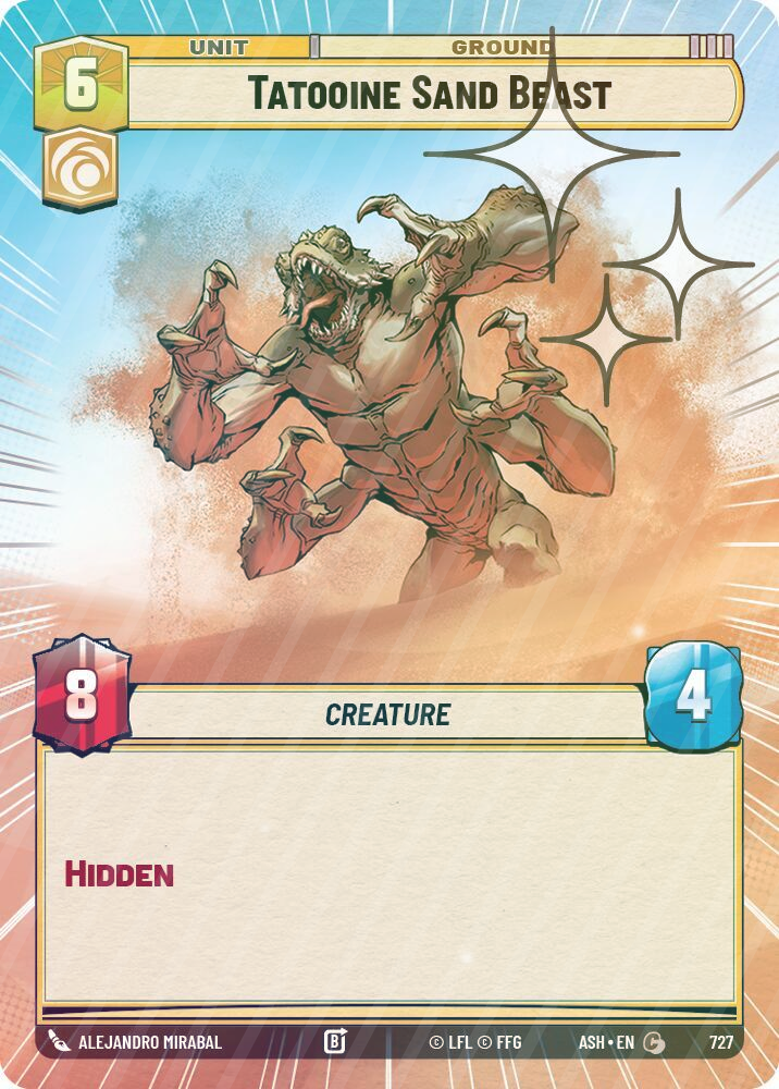 Tatooine Sand Beast (Hyperspace Foil) - Foil