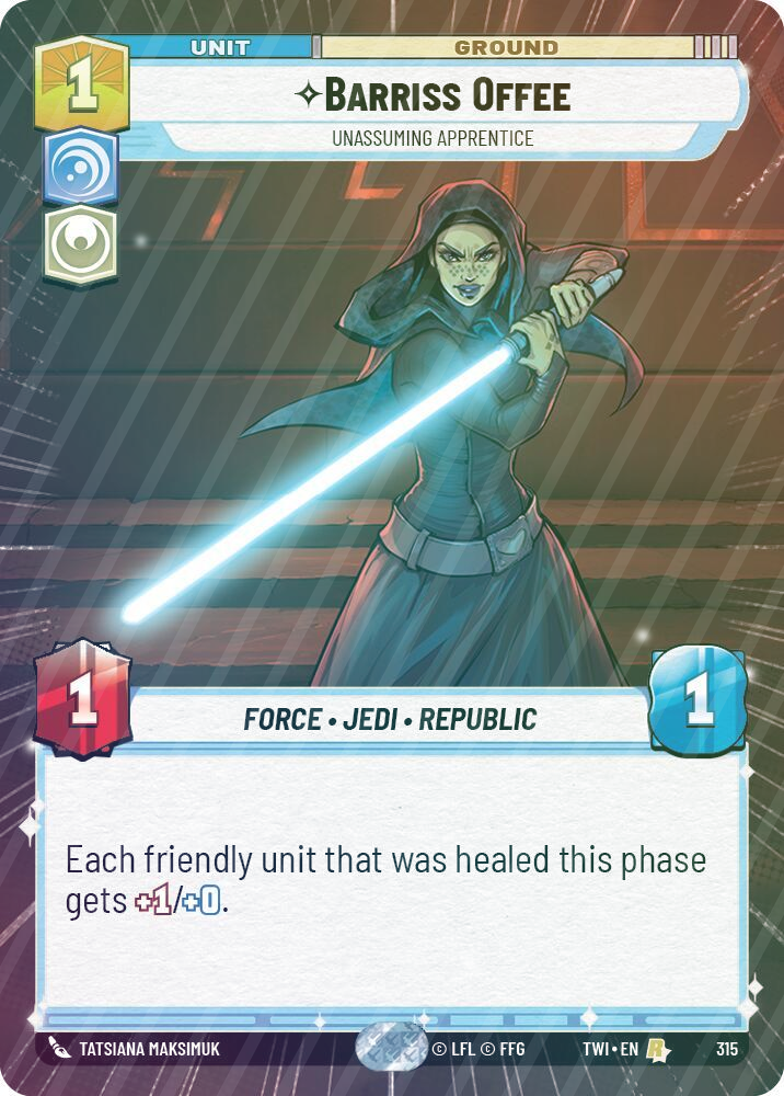 Barriss Offee - Unassuming Apprentice (Hyperspace) - Foil