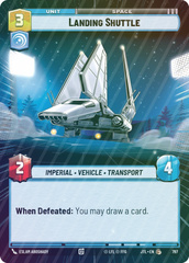 Landing Shuttle (Hyperspace Foil) - Foil