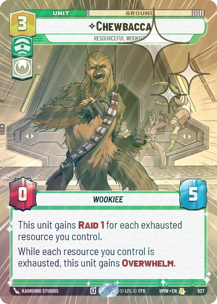 Chewbacca - Resourceful Wookiee (Hyperspace Foil) - Foil