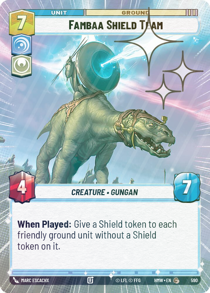 Fambaa Shield Team (Hyperspace Foil) - Foil