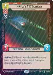 Kylo's TIE Silencer - Ruthlessly Efficient - Foil