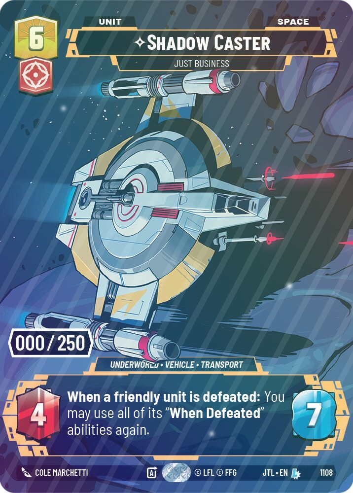 Shadow Caster - Just Business (Serialized) - Foil
