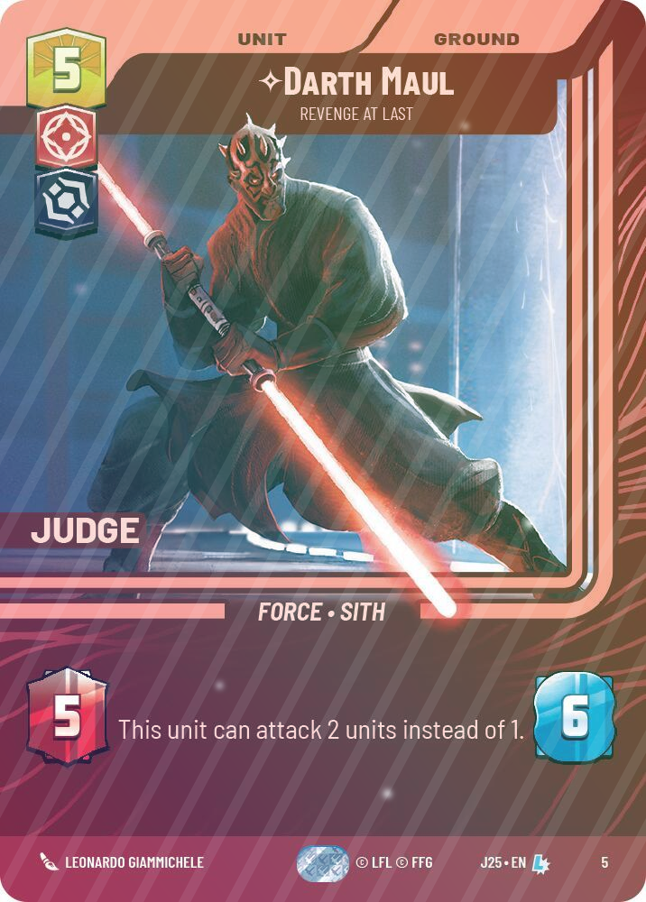 Darth Maul - Revenge at Last - Foil