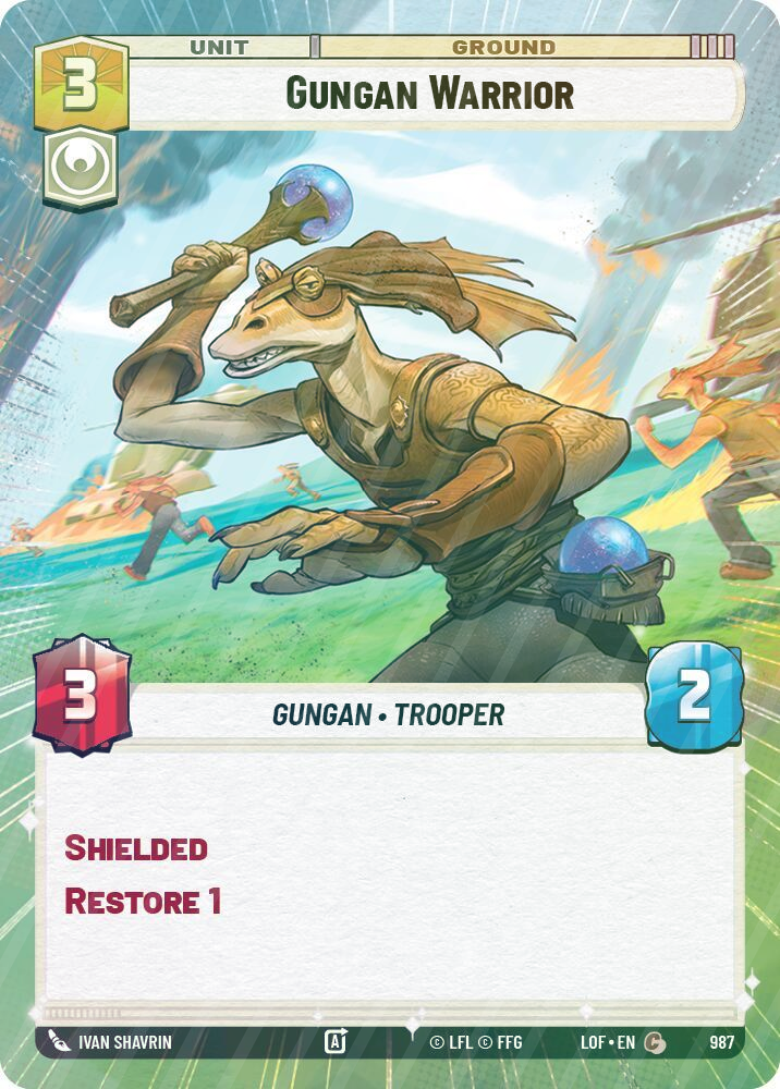 Gungan Warrior (Hyperspace Foil) - Foil