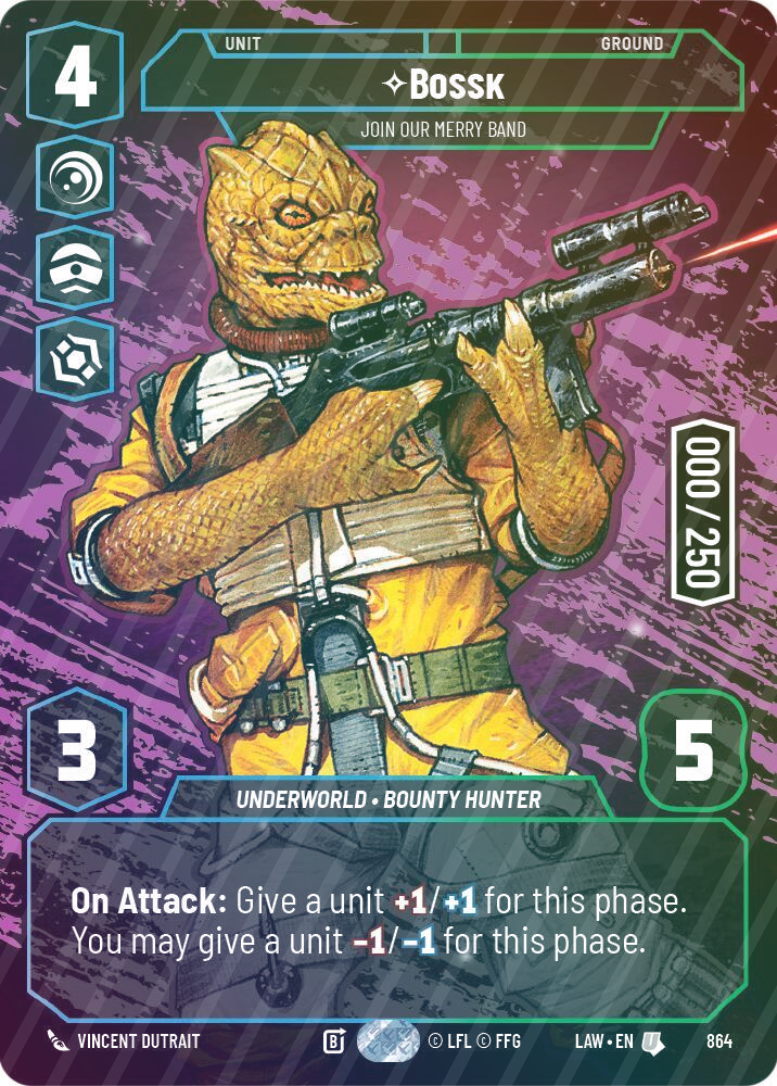 Bossk - Join Our Merry Band (Serialized) - Foil