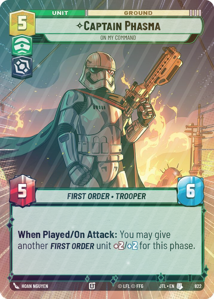 Captain Phasma - On My Command (Hyperspace Foil) - Foil
