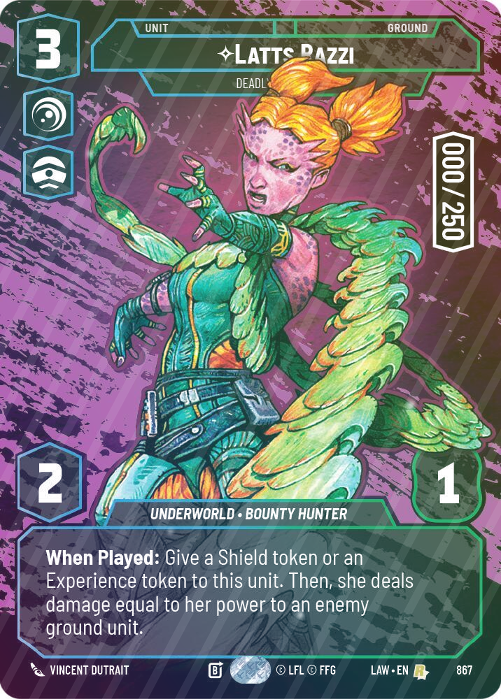 Latts Razzi - Deadly Whipmaster (Serialized) - Foil