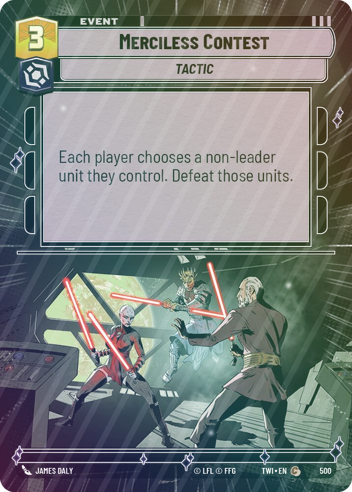 Merciless Contest (Hyperspace) - Foil