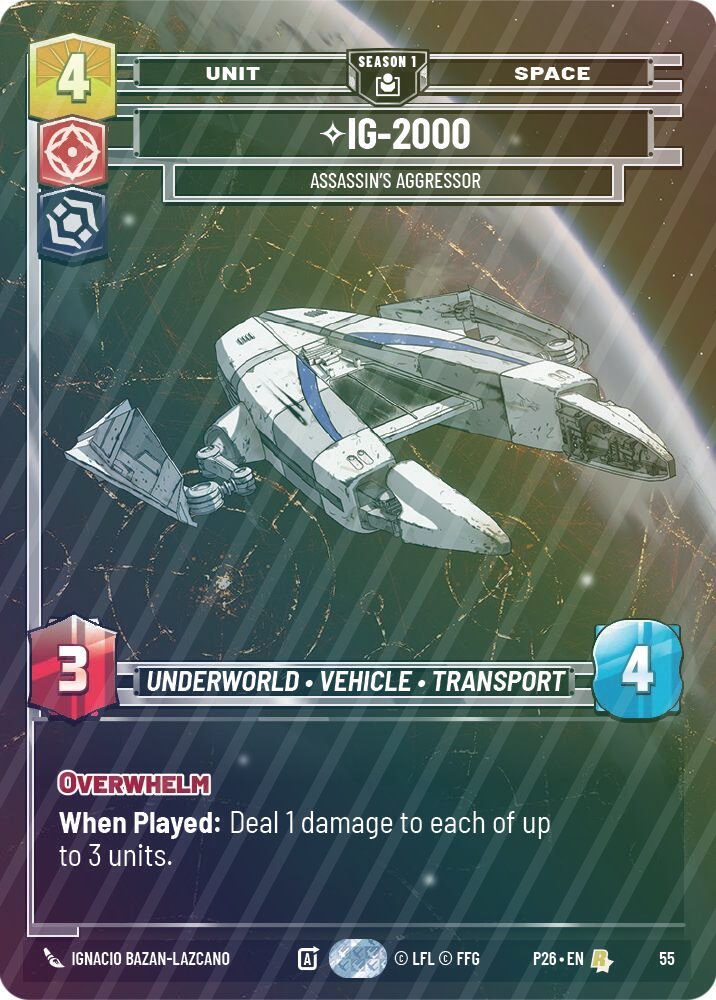 IG-2000 - Assassin's Aggressor - Foil