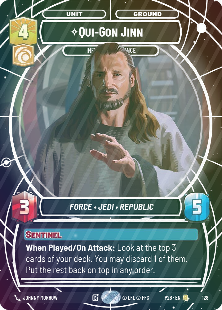 Qui-Gon Jinn - Influencing Chance - Foil