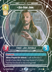 Qui-Gon Jinn - Influencing Chance - Foil