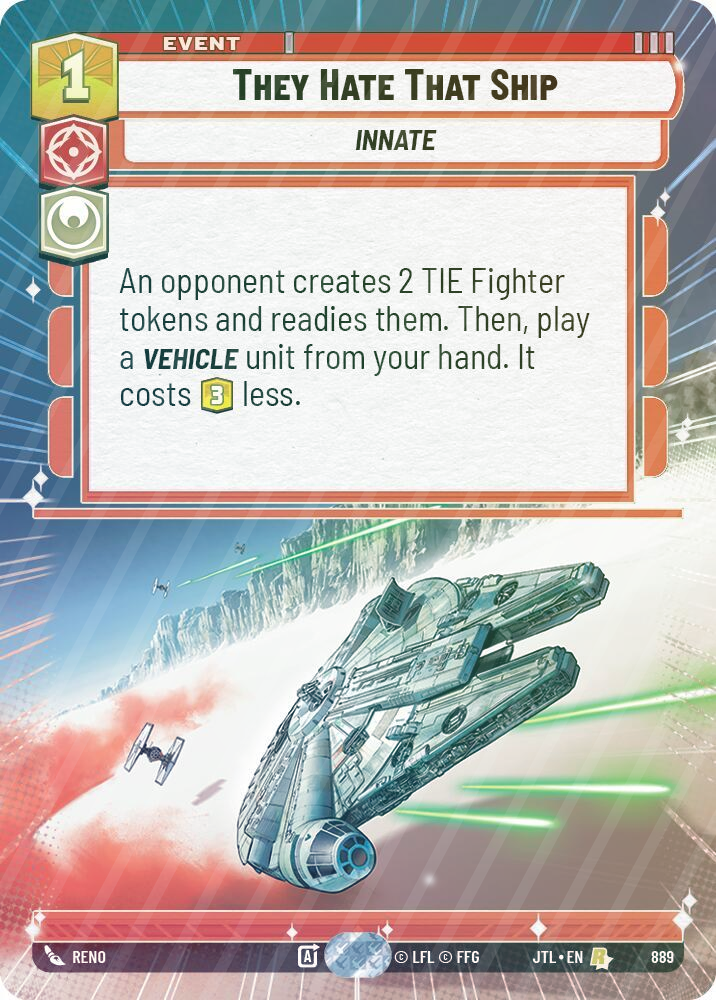 They Hate That Ship (Hyperspace Foil) - Foil