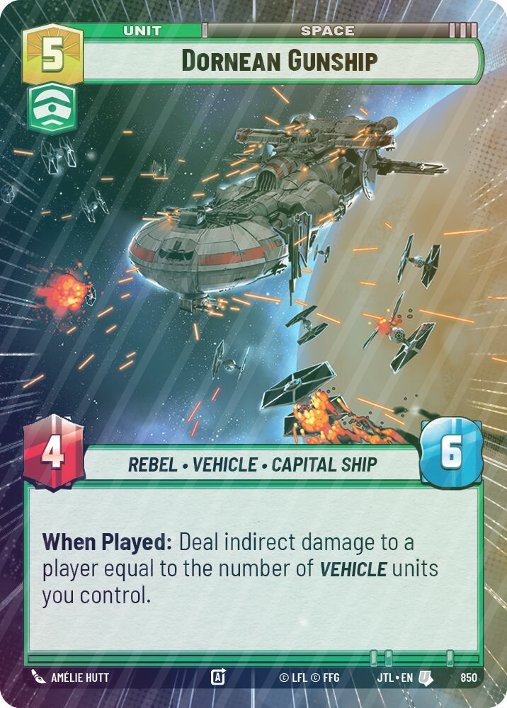 Dornean Gunship (Hyperspace Foil) - Foil