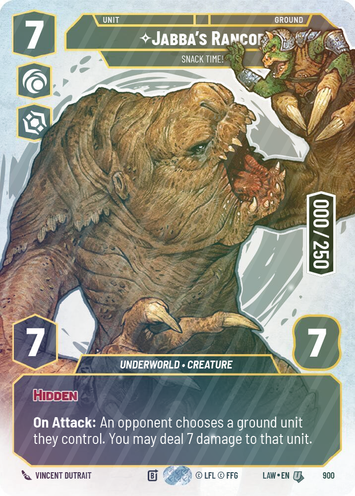 Jabba's Rancor - Snack Time! (Serialized) - Foil