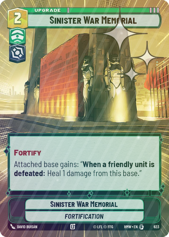 Sinister War Memorial (Hyperspace Foil) - Foil