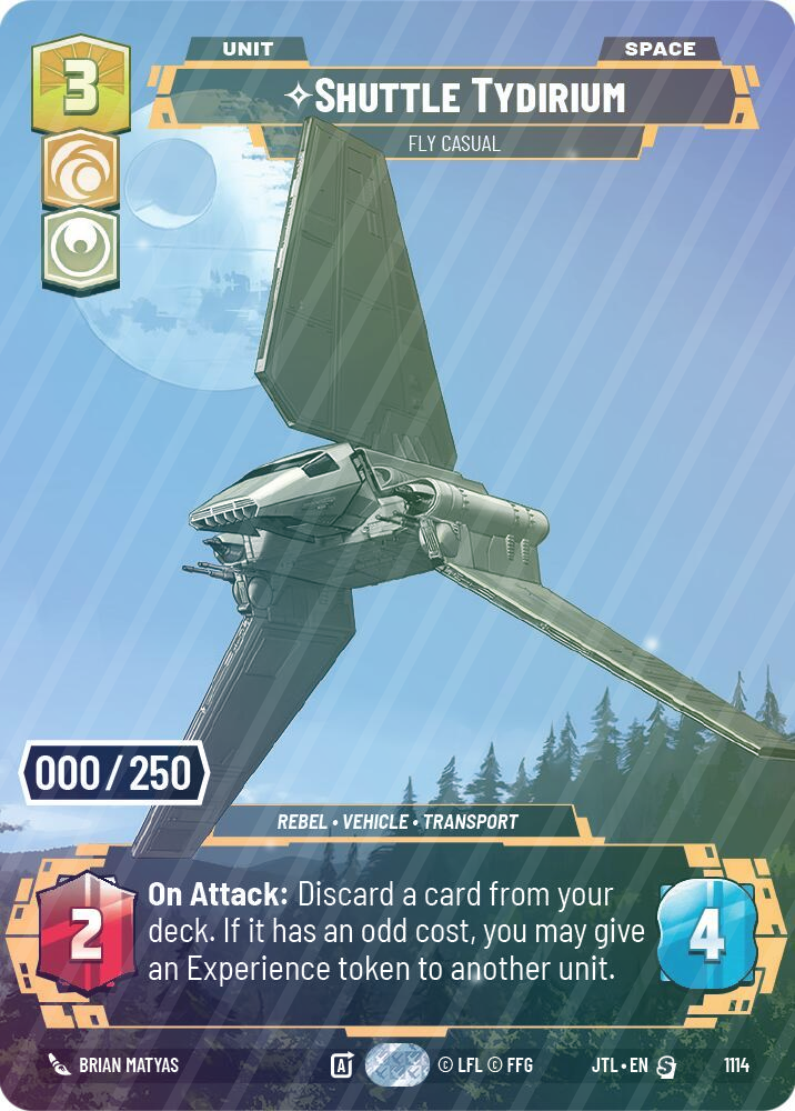 Shuttle Tydirium - Fly Casual (Serialized) - Foil