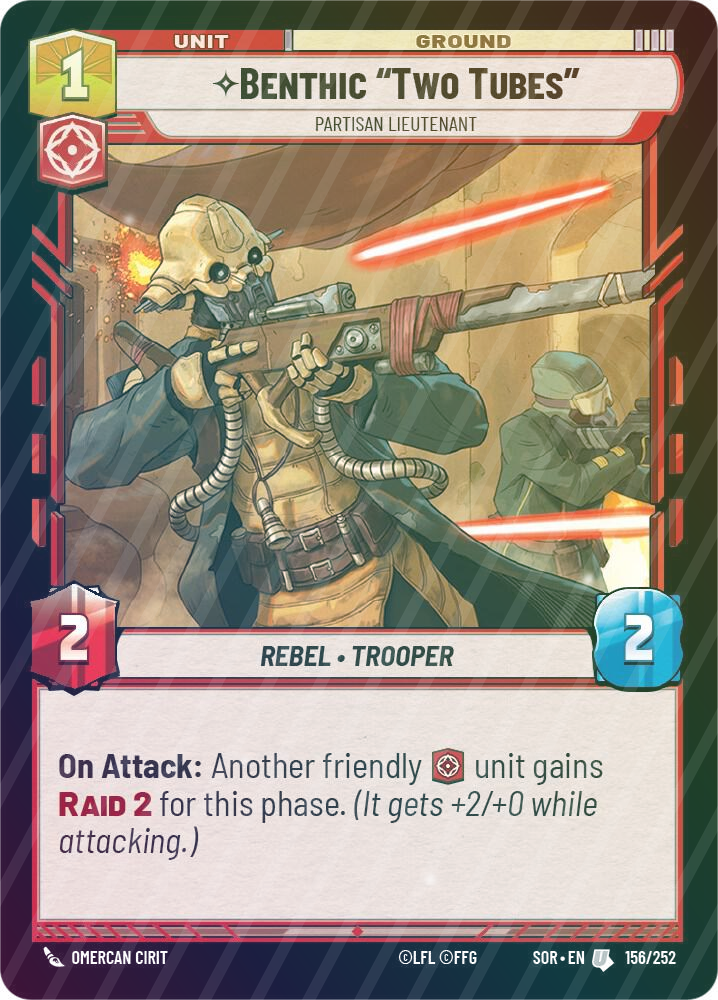 Benthic "Two Tubes" - Partisan Lieutenant - Foil