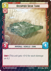 Occupier Siege Tank - Foil