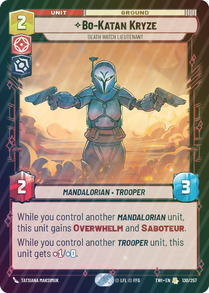 Bo-Katan Kryze - Death Watch Lieutenant - Foil
