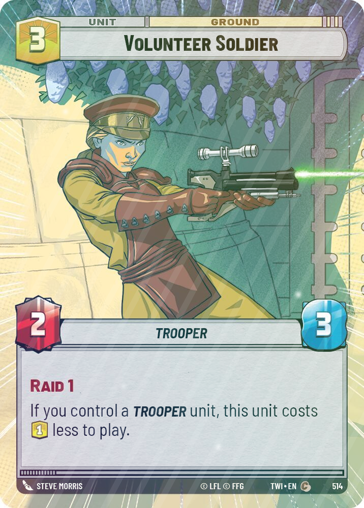 Volunteer Soldier (Hyperspace) - Foil