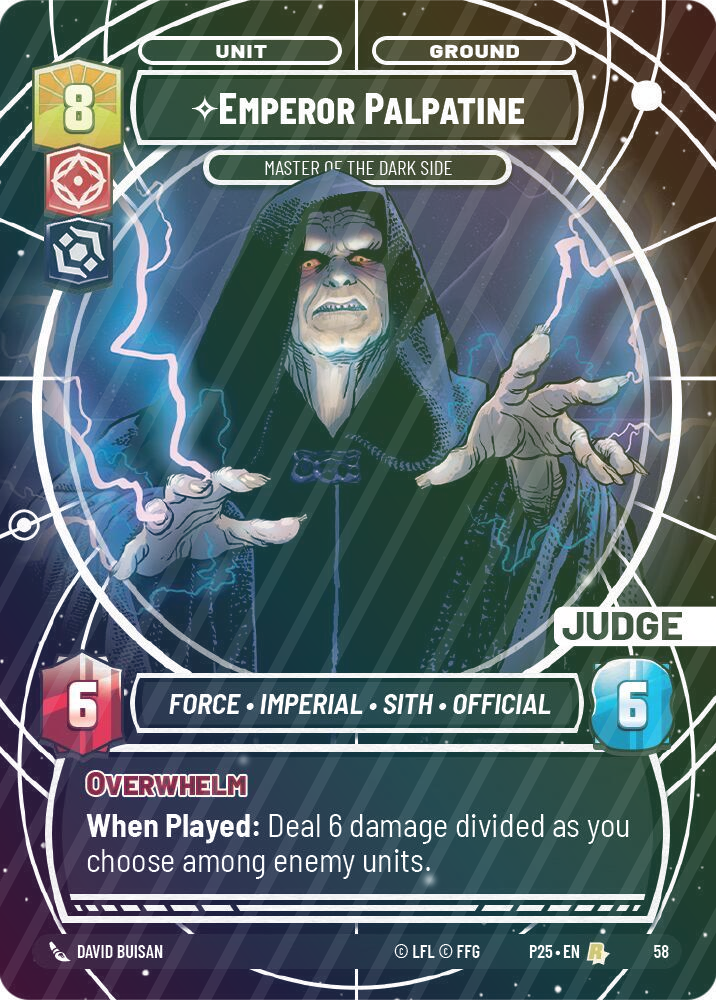 Emperor Palpatine - Master of the Dark Side - Foil