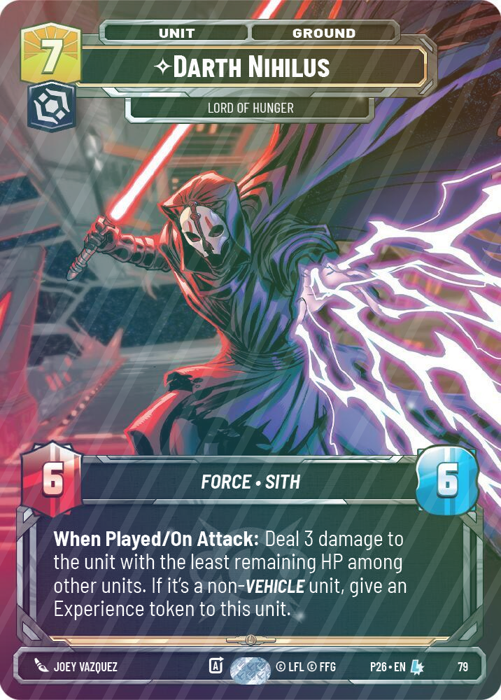 Darth Nihilus - Lord of Hunger - Foil