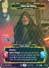 Baylan Skoll - Enigmatic Master (Serialized) - Foil