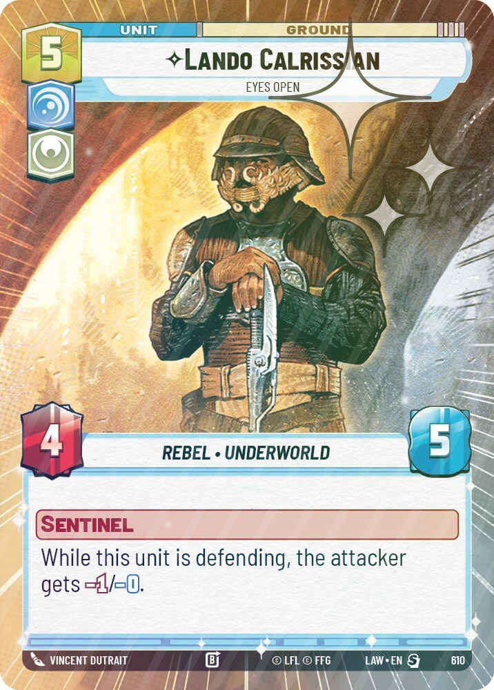 Lando Calrissian - Eyes Open (Hyperspace Foil) - Foil
