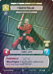 Darth Malak - Covetous Apprentice (Top 8) - Foil