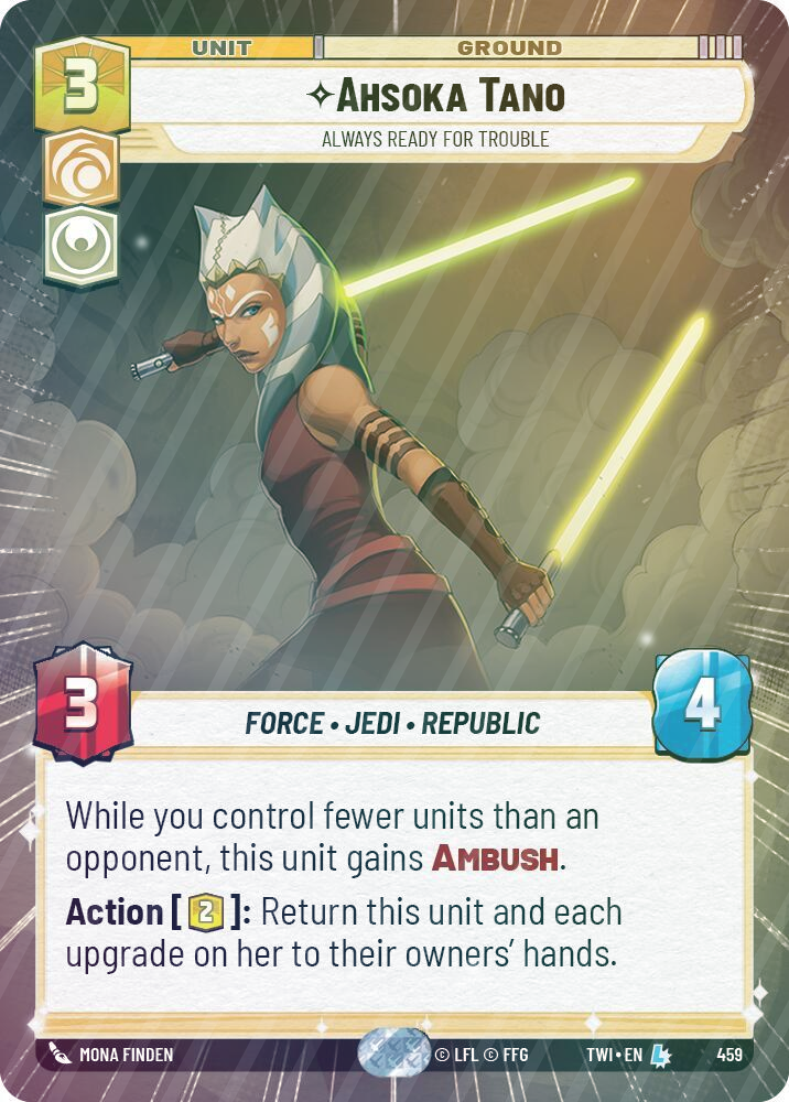 Ahsoka Tano - Always Ready For Trouble (Hyperspace) - Foil