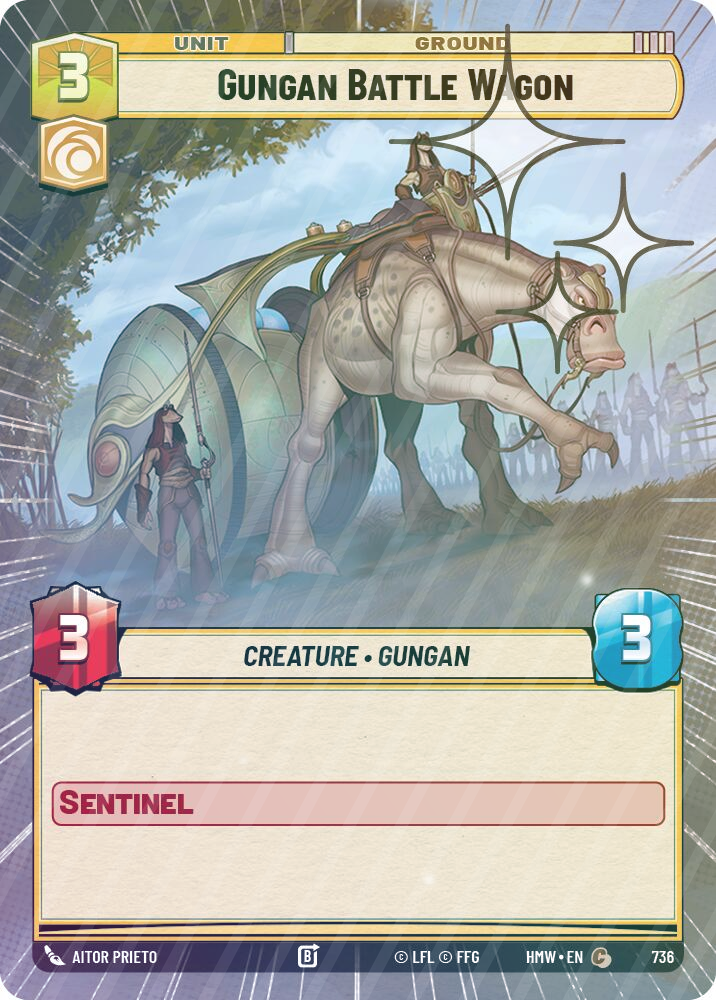 Gungan Battle Wagon (Hyperspace Foil) - Foil