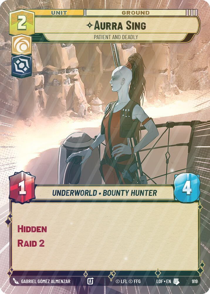 Aurra Sing - Patient and Deadly (Hyperspace Foil) - Foil