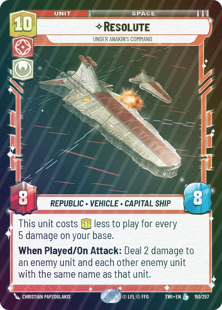 Resolute - Under Anakin's Command - Foil